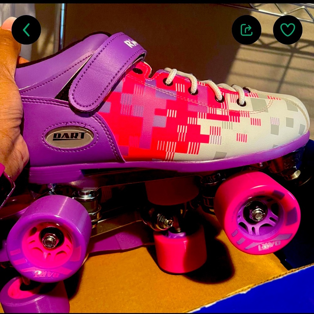 Dart Riddle Pink And Purple Women Skates Size 8